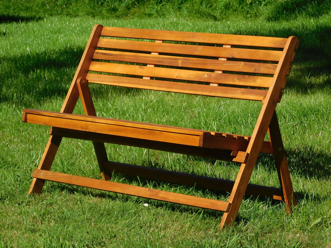 Folding wooden garden cheap bench