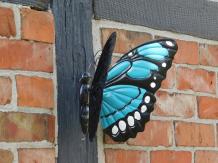 Butterfly in colour - metal - wall decoration