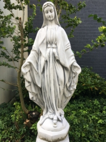 Moeder Maria / Mother Mary, groot vol stenen beeld, PRACHTIG.