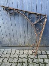 Support, angle iron, carrier, for canopy Wrought iron