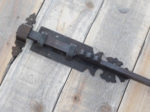 Sliding lock brown - cast iron