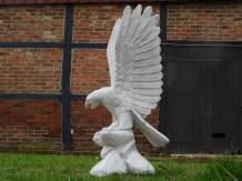 Eagle with wings up - full of stone