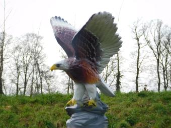 Statue Eagle in Colour - 60 cm - Polystone