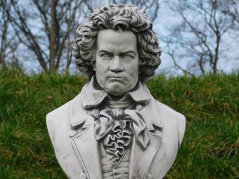 Beethoven Bust - 53 cm - Stone