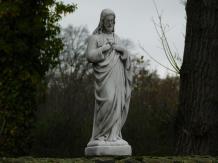 Herz-Jesu-Statue - Stein - 55 cm