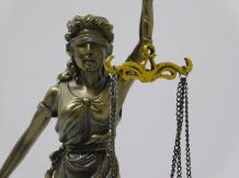 Statue Justice - Bronze-look - Polystone