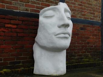 Uniek beeld The Face - 135 cm - Steen