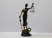 One-off: Statue of Lady Justice - 45 cm - Sculpture