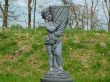 Statue Angel with Vase - 70 cm - Stone