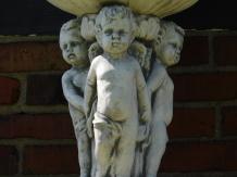 Flower pot with Angels - 65 cm - Stone