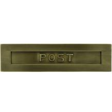 Letterbox flap POST - Brass 