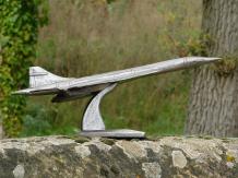 Beeld Concorde - Fors Vliegtuig Sculptuur - IJzer 
