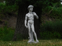 Steinskulptur der biblischen Figur David