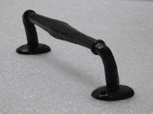 Door handle - Dark Brown Rust - 24 cm - Iron