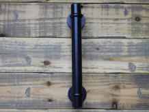 Door handle - Brass - Matt Black - 27 cm - Door handle