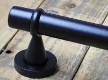 Door handle - Brass - Matt Black - 27 cm - Door handle