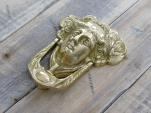 Door knocker Medusa Gorgon Brass, very nice design.