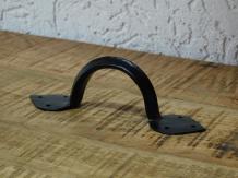 Door handle - black - wrought iron