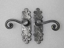 Exclusive Set Door Hardware - Lion XL - Wrought Iron