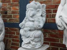 Statue Ganesha 1 - the God of Wisdom, Prosperity and Happiness - Solid Stone