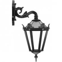 Outdoor lamp Gouda - black - ceramic fitting and glass