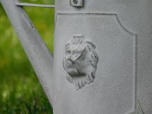 Garden Watering Can with Lion's Head - Aged Metal - 4.5 L