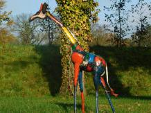 Giraffe ‘Ember’ - 150 cm - Handmade Artwork