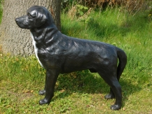 Schöner ''Labrador Retriever'' schwarz - aus Polystone