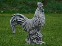 Statue Rooster - Solid Stone - Detailed