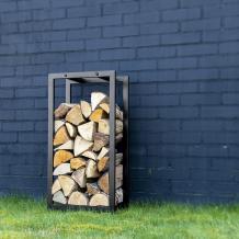 Wood storage - Black - M - Iron