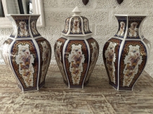 Unique porcelain vases set from Bing & Grondahl, the connoisseur knows!