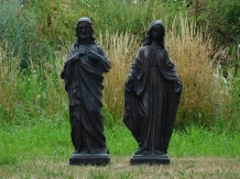 Jesus & Maria - Polystone - Satz von 2 Statuen