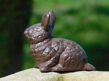 Figurine Rabbit - Brown - Cast iron