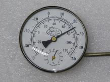 Frame Thermometer - Ø 10 cm - Round