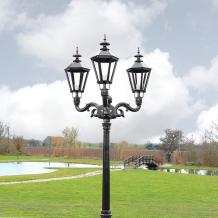 Lamp post 1930s Exloo 3-light - 253 cm