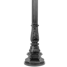 Lamp post - 120 cm - Black - Alu