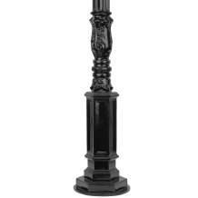 Lamp post - 113 cm - Black - Alu