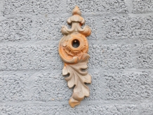 Wall anchor, cast iron, rust, art nouveau style