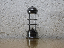 Petroleum lamp - rust-iron-old look-with glass - 30cm