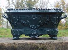 Planter Art Nouveau - 55 cm - Alu - Dark Green