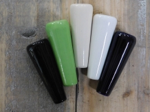 Porcelain-ceramic handle choice of several colors