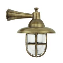 Scheepslamp M - Messing - Rond