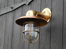 Ship's lamp - brass/copper - wall lamp