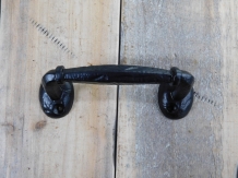 Door handle - Black - 13,5cm - Iron