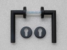 Set Door Hardware - Grainy Black - PC