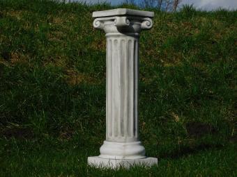 Ornate Stone Pedestal - 75 cm