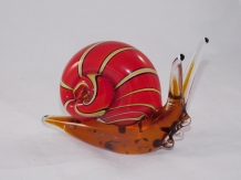 Glass sculpture Snail in Murano style-Last one!!