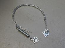 Storm chain with spring - 50 cm - galvanised