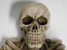 Toilet roll holder Skeleton - polystone