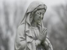 Statue of Mary - 80 cm - Stone